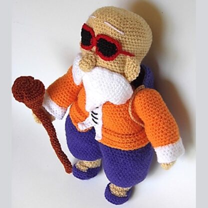 Patrón Amigurumi Maestro Muten Roshi (Dragon Ball) - Imagen 2