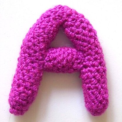 Patrón Letras Amigurumi 3D - Imagen 2
