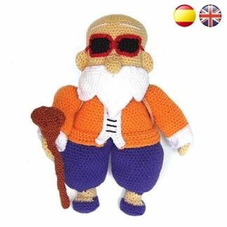 Patrón Amigurumi Maestro Muten Roshi (Dragon Ball)