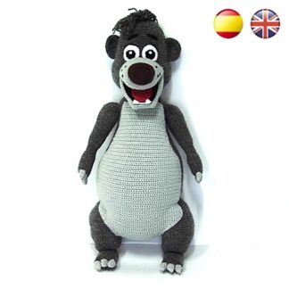 Patrón Amigurumi Baloo (El libro de la selva)