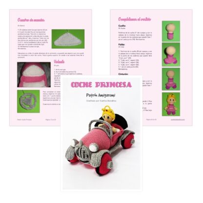 Patrón Amigurumi Coche Princesa - Imagen 7