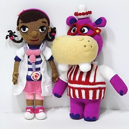 Patrones Amigurumi Doctora Juguetes, Hallie y Lambie - Imagen 5