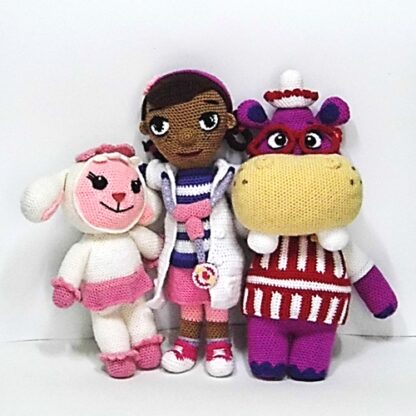 Patrones Amigurumi Doctora Juguetes, Hallie y Lambie - Imagen 7