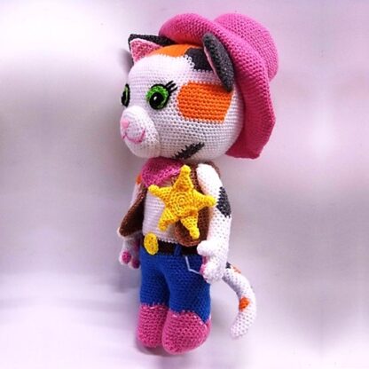 Patrón Amigurumi Sheriff Callie - Imagen 4
