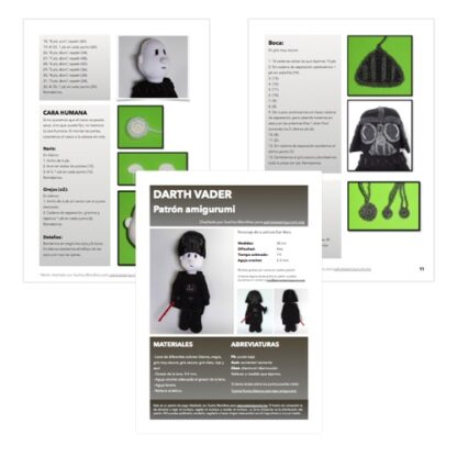 Patrón Amigurumi Darth Vader (Star Wars) - Imagen 4