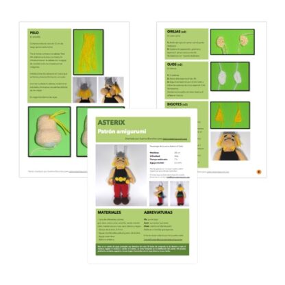 Patrón Amigurumi Asterix - Imagen 5