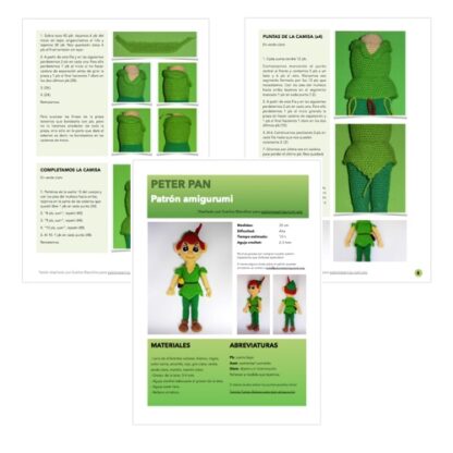 Patrón Amigurumi Peter Pan - Imagen 6
