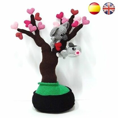 Patrón Amigurumi Árbol de San Valentín