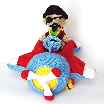 Patrón Amigurumi Avión Pirata - Imagen 2