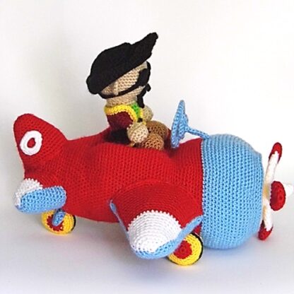 Patrón Amigurumi Avión Pirata - Imagen 3