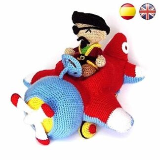 Patrón Amigurumi Avión Pirata