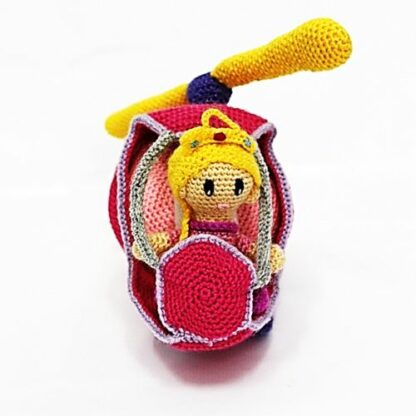 Patrón Amigurumi Helicóptero Princesa - Imagen 3