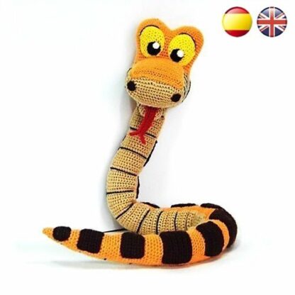 Patrón Amigurumi Kaa (El libro de la selva)