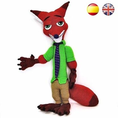 Patrón Amigurumi Nick Wilde (Zootrópolis)