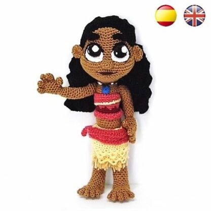 Patrón Amigurumi Vaiana (Moana)