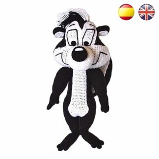 Patrón Amigurumi Pepe Le Pew