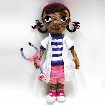 Patrón Amigurumi Doctora Juguetes - Imagen 4