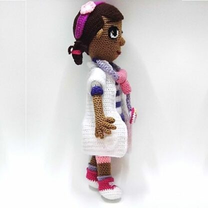 Patrón Amigurumi Doctora Juguetes - Imagen 6