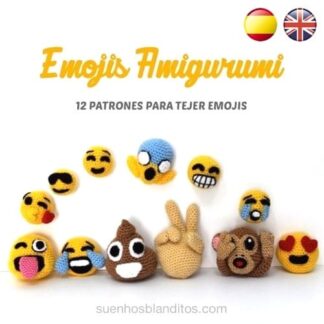 Patrón Emojis Amigurumi: 12 Patrones