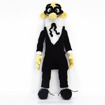 Patrones Amigurumi Mortadelo, Filemón y Mortadelo disfrazado de pollo - Imagen 2