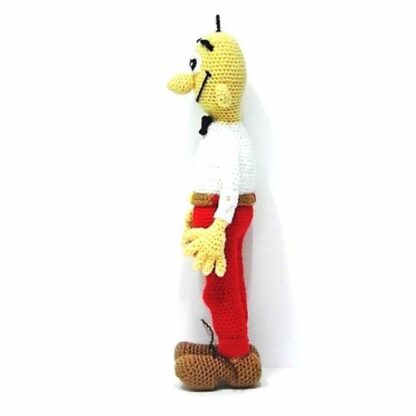 Patrones Amigurumi Mortadelo, Filemón y Mortadelo disfrazado de pollo - Imagen 6
