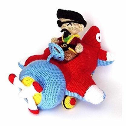 Patrones Amigurumi Barco Pirata, Avión, Coche Princesa y Helicóptero - Imagen 3