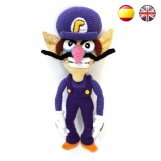 Patrón Amigurumi Waluigi (Super Mario Bros)