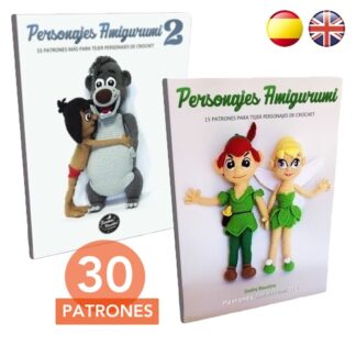 Personajes Amigurumi 1 y 2: 30 patrones