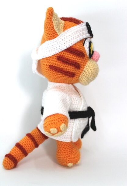 Patrón Amigurumi Aki, el gato karateka - Imagen 6