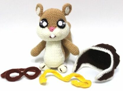 Patrón Amigurumi Tiny, la ardilla aviadora - Imagen 7