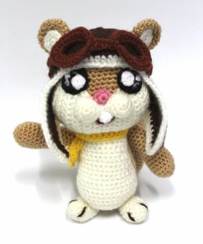 Patrón Amigurumi Tiny, la ardilla aviadora - Imagen 6
