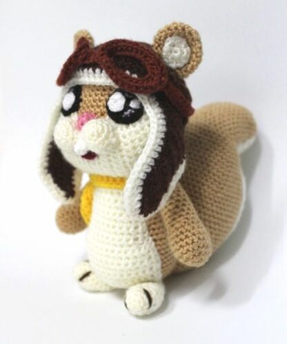 Patrón Amigurumi Tiny, la ardilla aviadora - Imagen 4