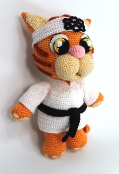Patrón Amigurumi Aki, el gato karateka - Imagen 3