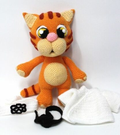 Patrón Amigurumi Aki, el gato karateka - Imagen 4