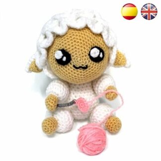 Patrón Amigurumi Dora, la oveja tejedora