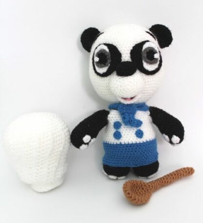 Patrón Amigurumi Martín, el panda cocinero - Imagen 6