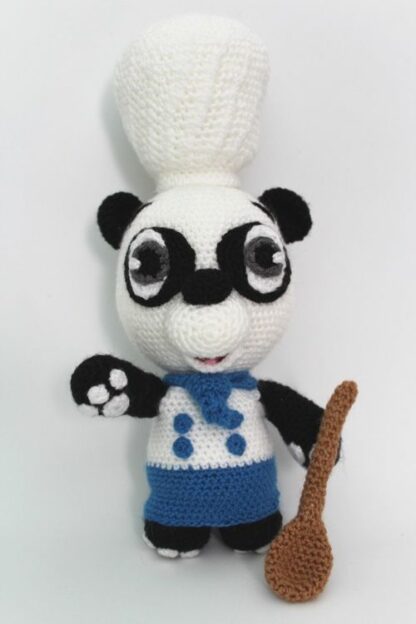 Patrón Amigurumi Martín, el panda cocinero - Imagen 2