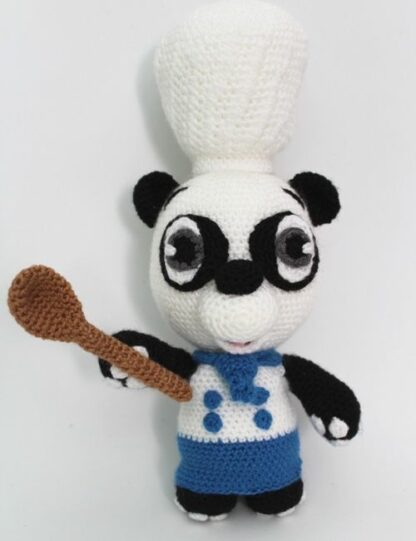 Patrón Amigurumi Martín, el panda cocinero - Imagen 5