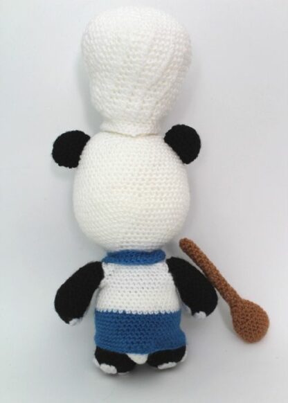 Patrón Amigurumi Martín, el panda cocinero - Imagen 4