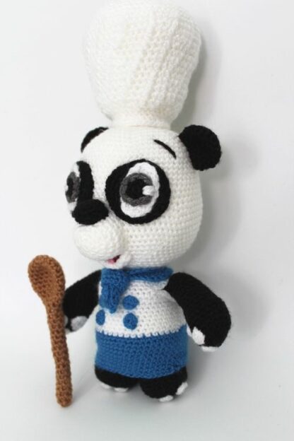 Patrón Amigurumi Martín, el panda cocinero - Imagen 8