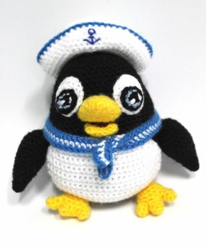 Patrón Amigurumi Baldomero, el pingüino marinero - Imagen 2
