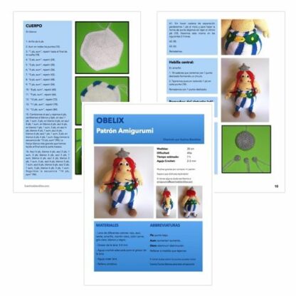 Patrones Amigurumi Asterix y Obelix - Imagen 9