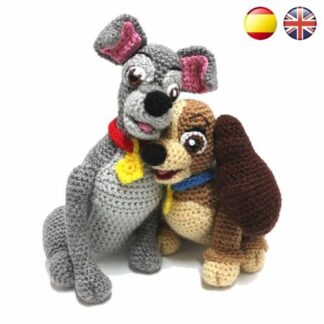 Patrones Amigurumi Reina y Golfo (La Dama y el Vagabundo)