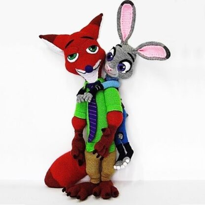 Patrones Amigurumi Judy Hopps y Nick Wilde (Zootrópolis) - Imagen 7