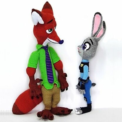 Patrones Amigurumi Judy Hopps y Nick Wilde (Zootrópolis) - Imagen 5