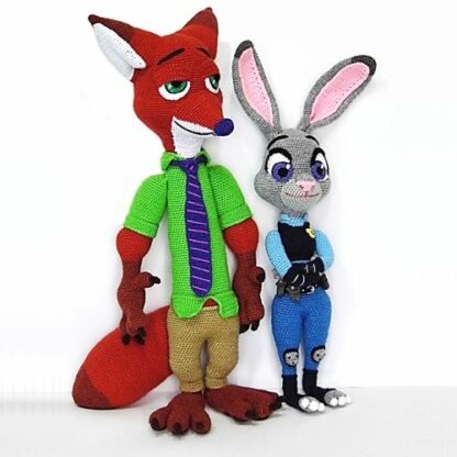 Patrones Amigurumi Judy Hopps y Nick Wilde (Zootrópolis) - Imagen 4
