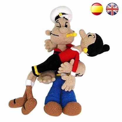 Patrones Amigurumi Popeye y Olivia