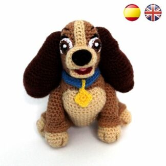 Patrón Amigurumi Reina (La Dama y el Vagabundo)