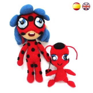 Patrones Amigurumi Ladybug y Tikki