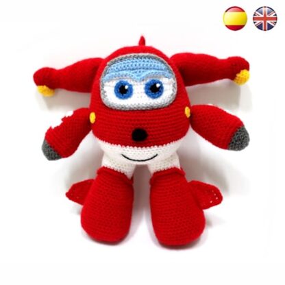 Patrón Amigurumi Jett (Super Wings)